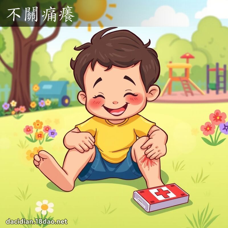 不关痛痒 - 国语大辞典配图