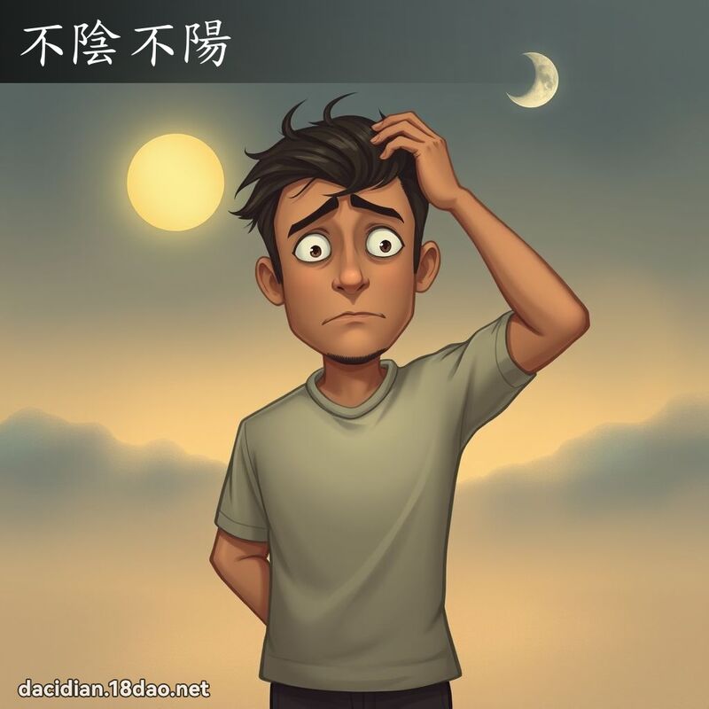 不阴不阳 - 国语大辞典配图