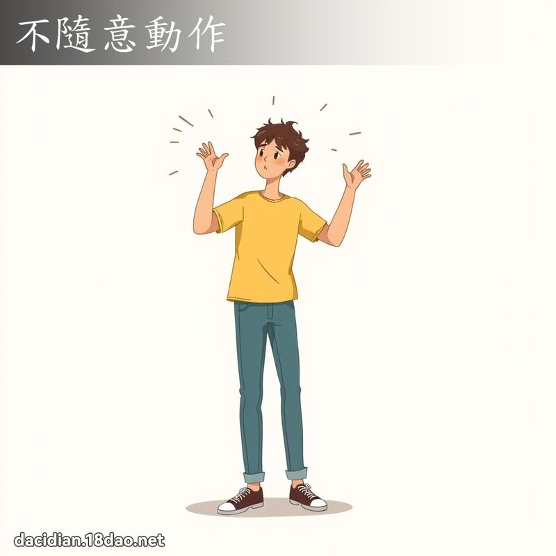 不隨意动作 - 国语大辞典配图