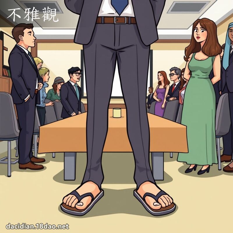 不雅观 - 国语大辞典配图