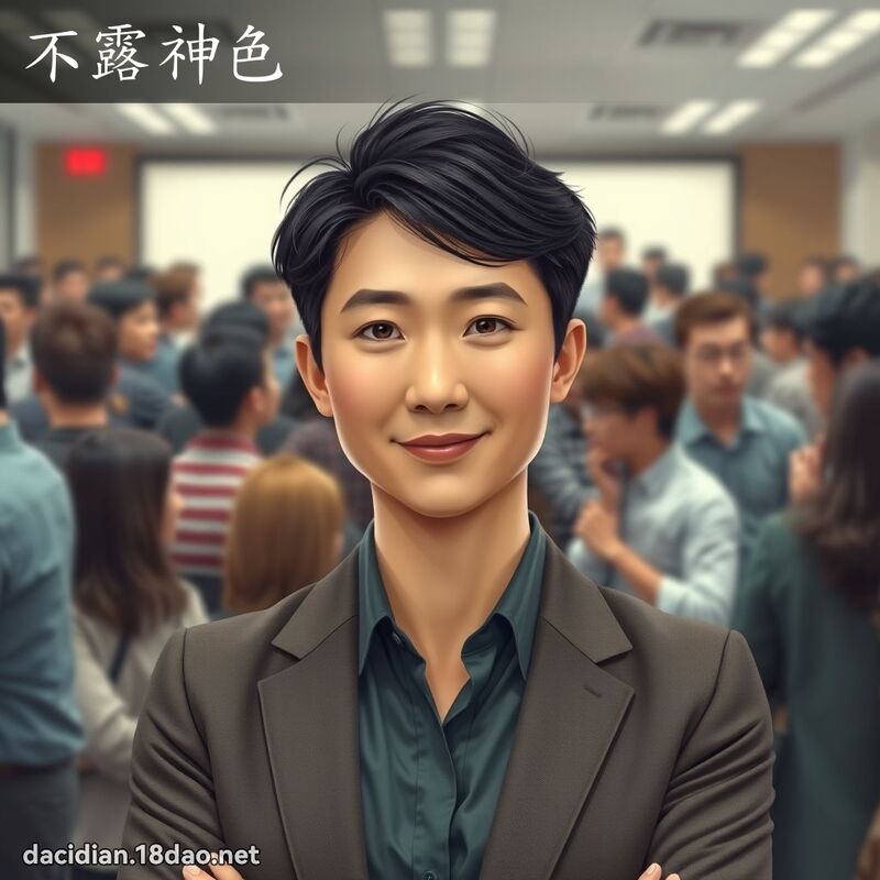 不露神色 - 國語大辭典配圖