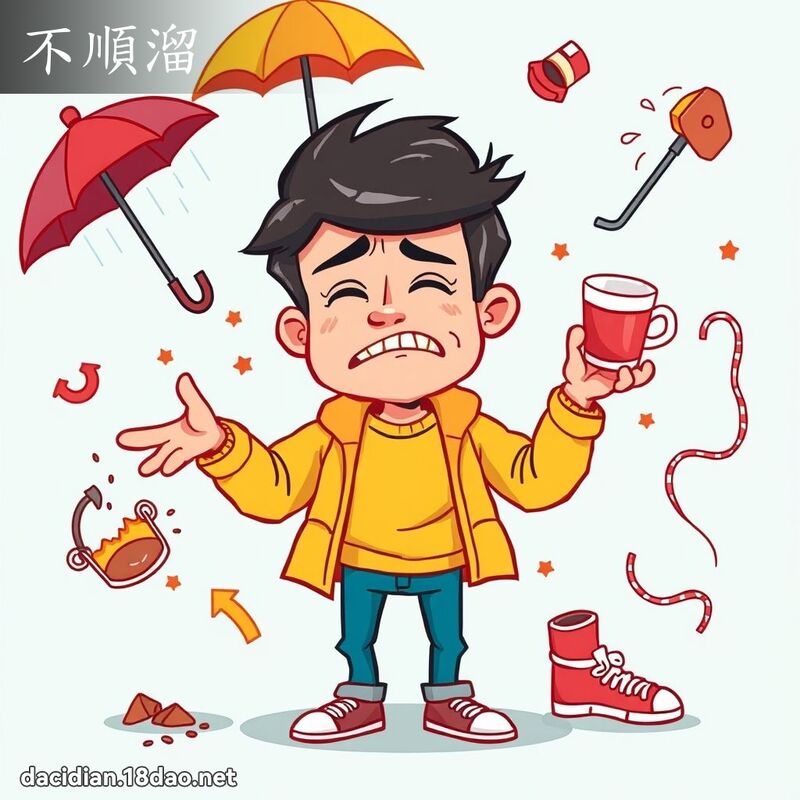 不順溜 - 國語大辭典配圖