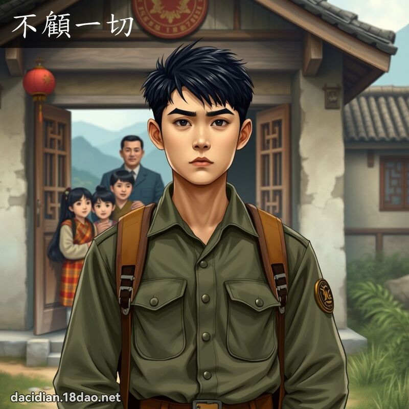 不顧一切 - 國語大辭典配圖