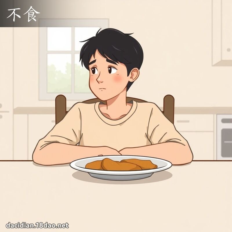 不食 - 国语大辞典配图