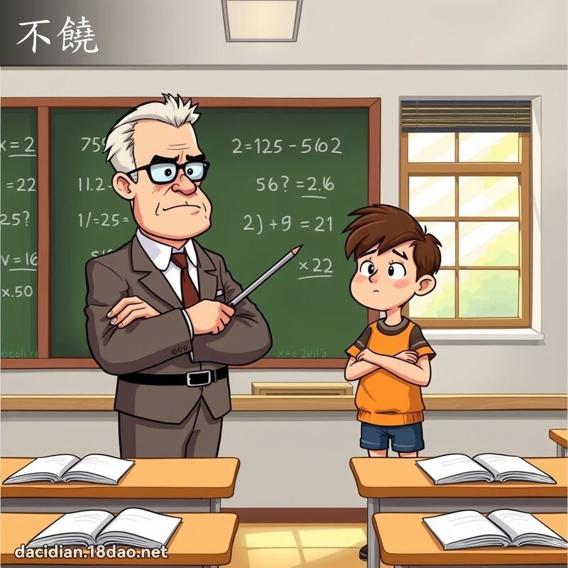不饒 - 國語大辭典配圖