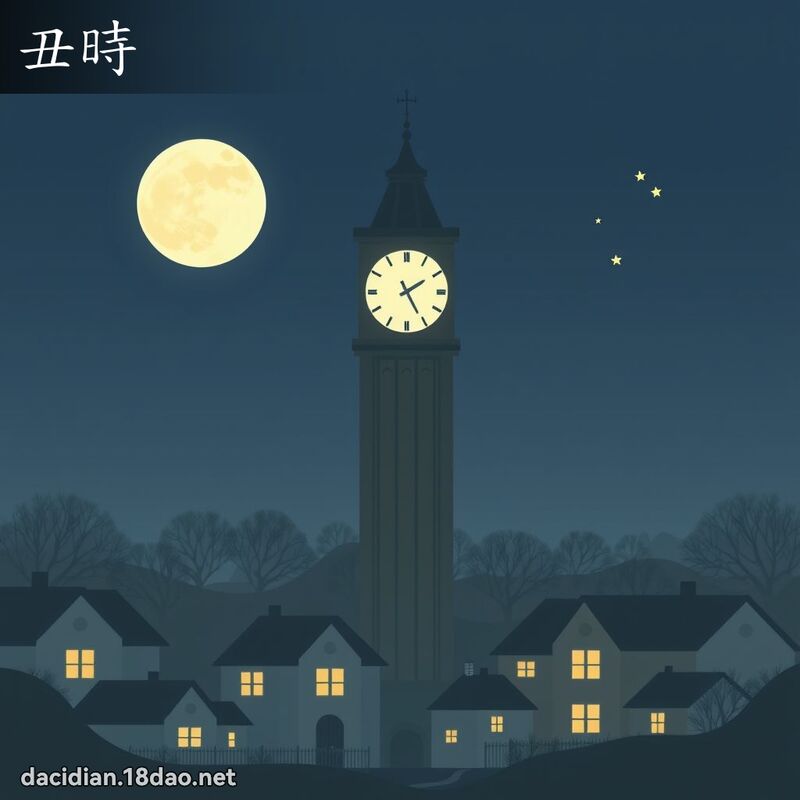 丑时 - 国语大辞典配图