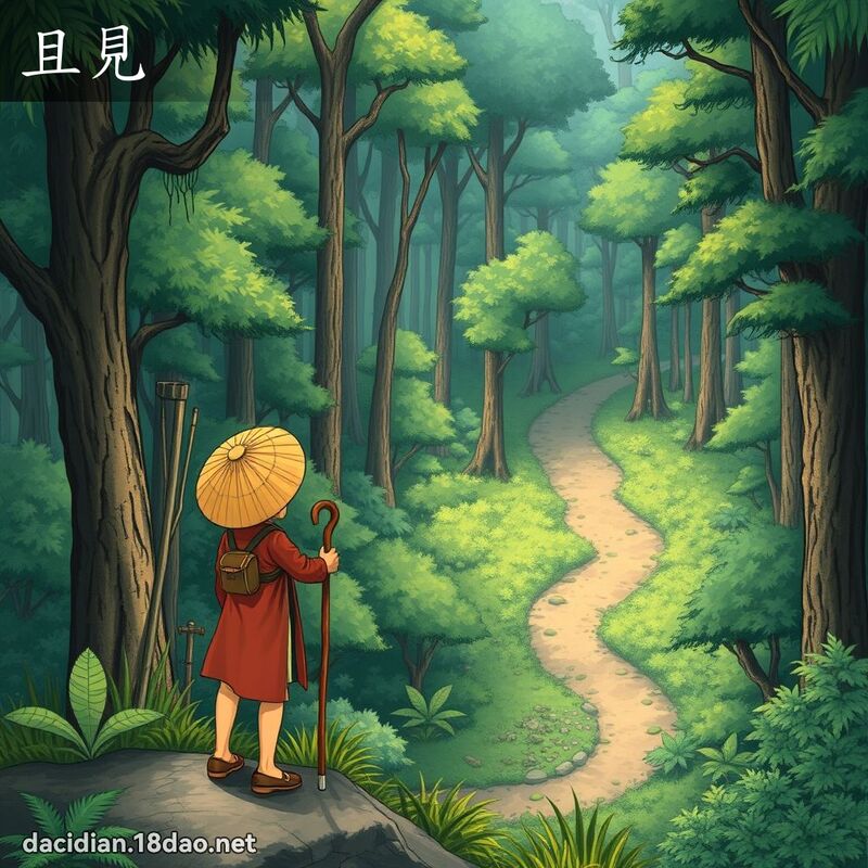 且見 - 國語大辭典配圖