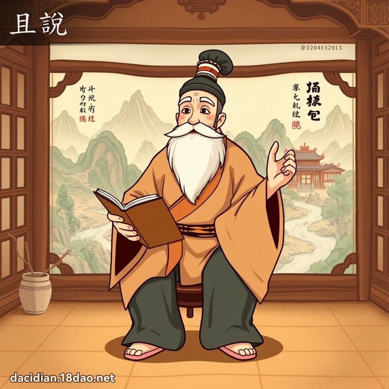 且說 - 國語大辭典配圖