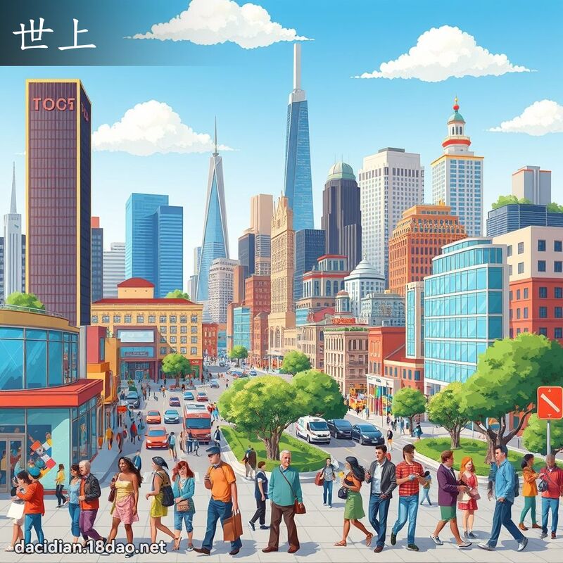 世上 - 國語大辭典配圖