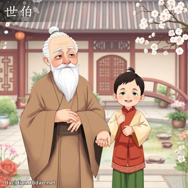 世伯 - 國語大辭典配圖