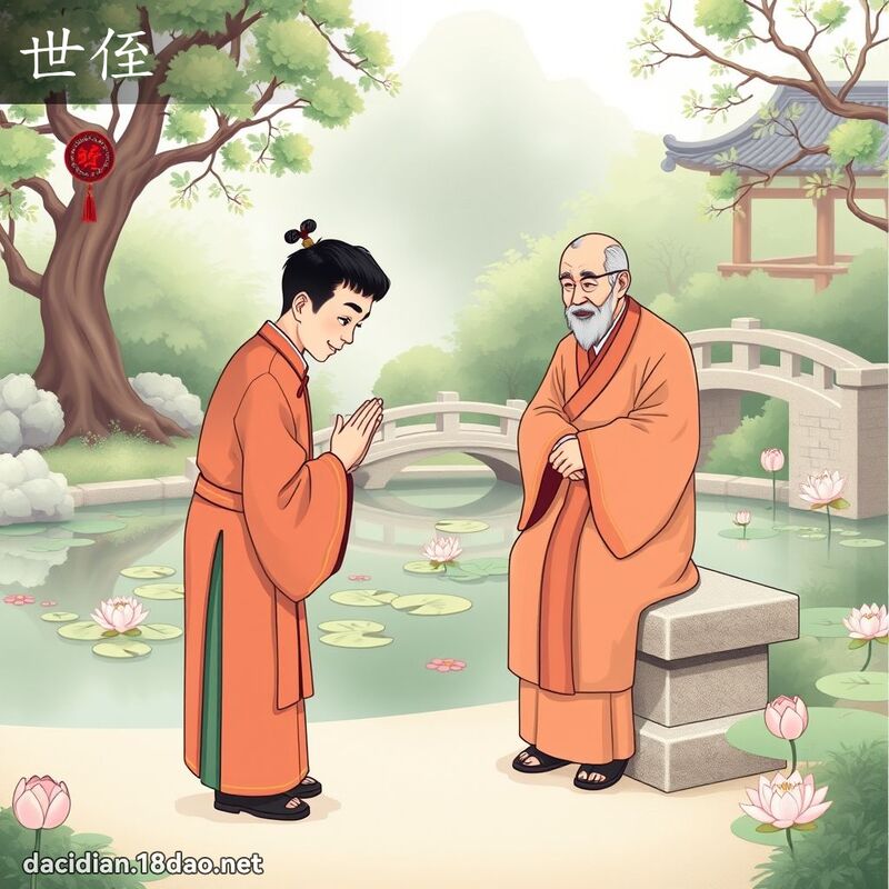 世侄 - 國語大辭典配圖