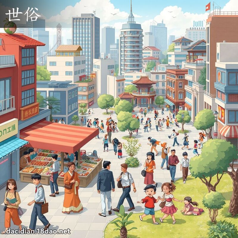 世俗 - 国语大辞典配图