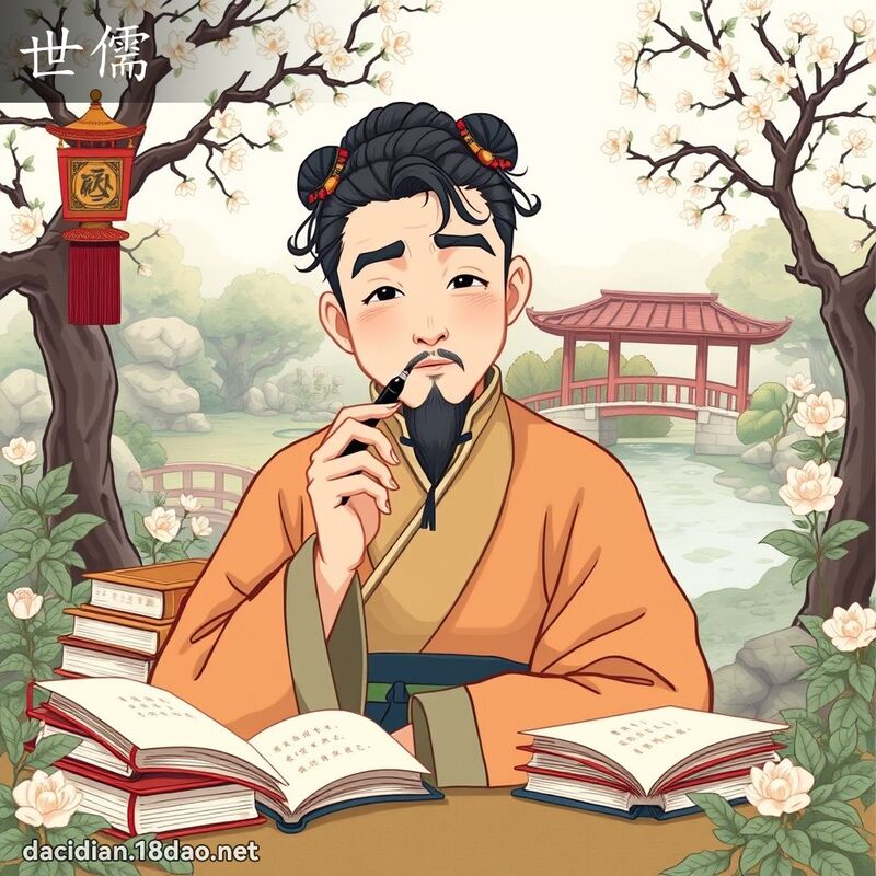 世儒 - 國語大辭典配圖