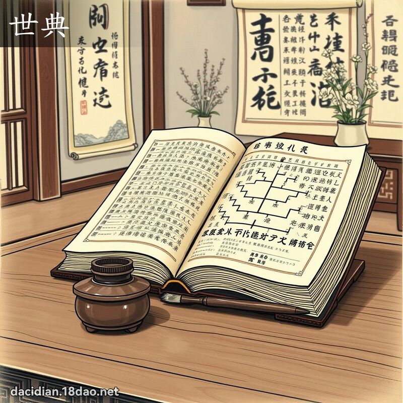 世典 - 國語大辭典配圖