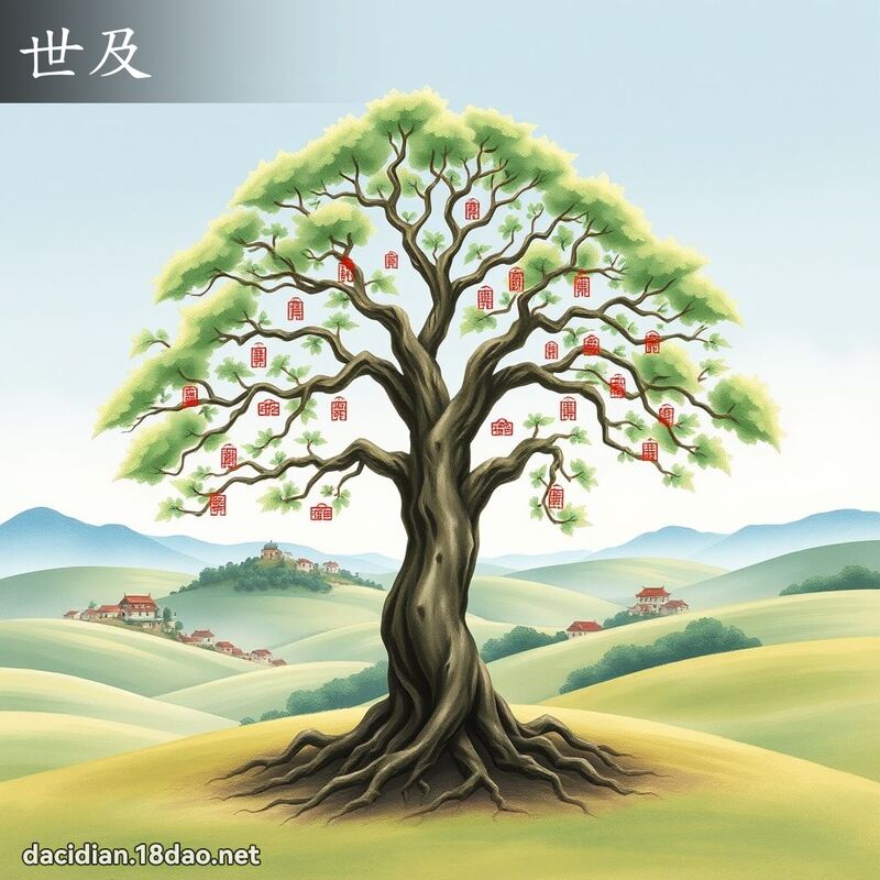 世及 - 国语大辞典配图