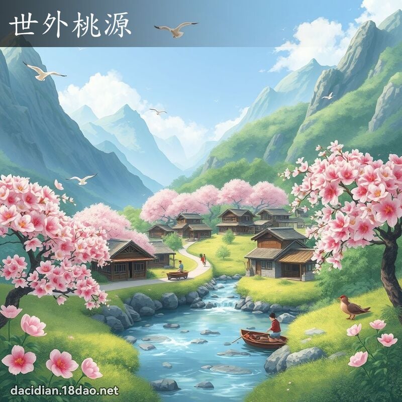 世外桃源 - 国语大辞典配图