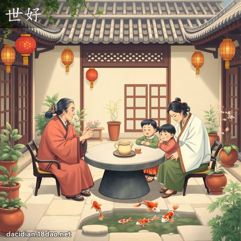 词语: 世好 (多意词)