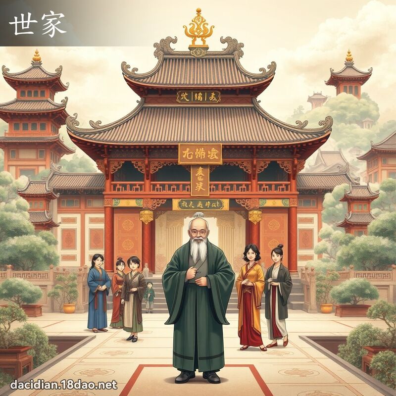 世家 - 國語大辭典配圖