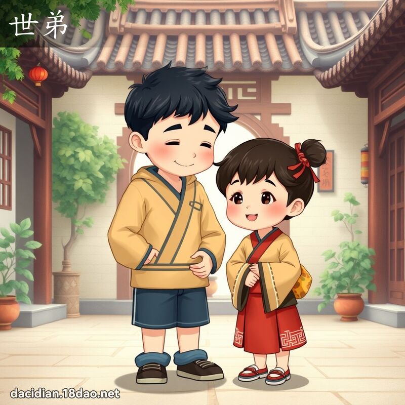 世弟 - 國語大辭典配圖