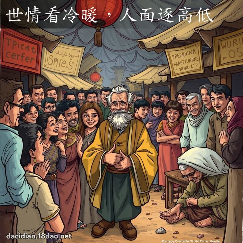 世情看冷暖，人面逐高低 - 國語大辭典配圖