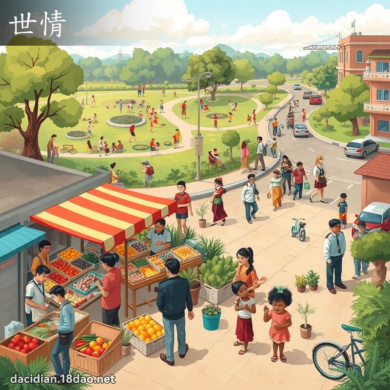 世情 - 国语大辞典配图