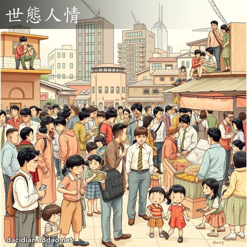 世態人情 - 國語大辭典配圖