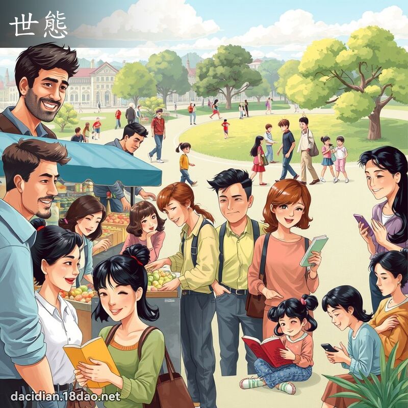 世態 - 國語大辭典配圖