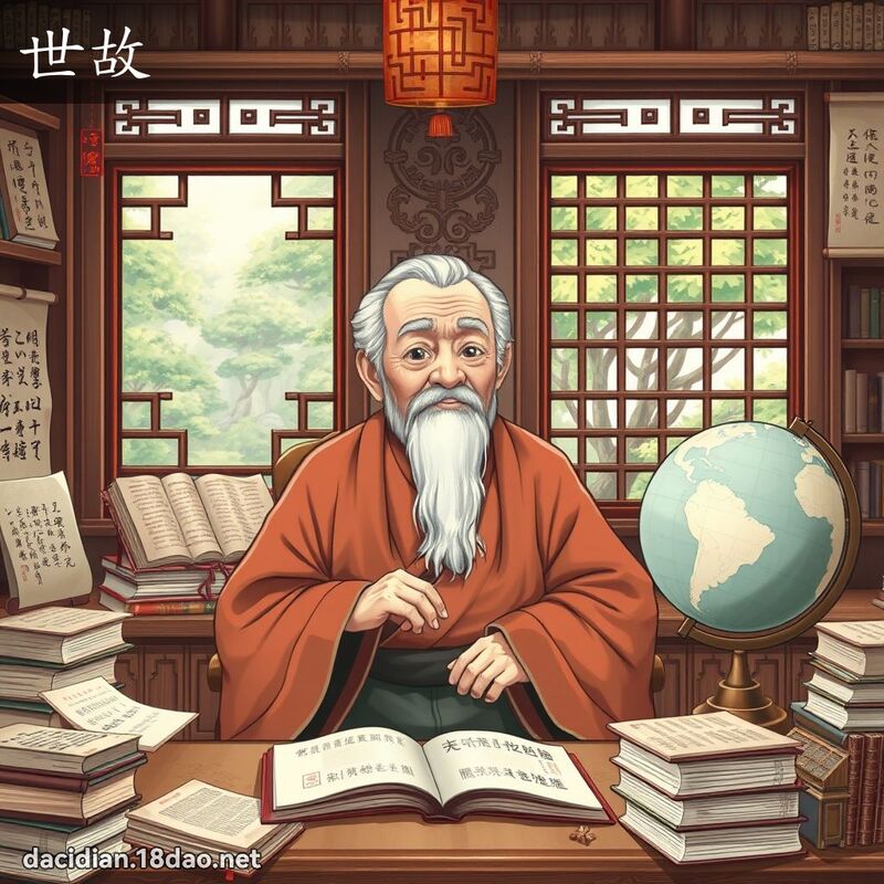 世故 - 國語大辭典配圖