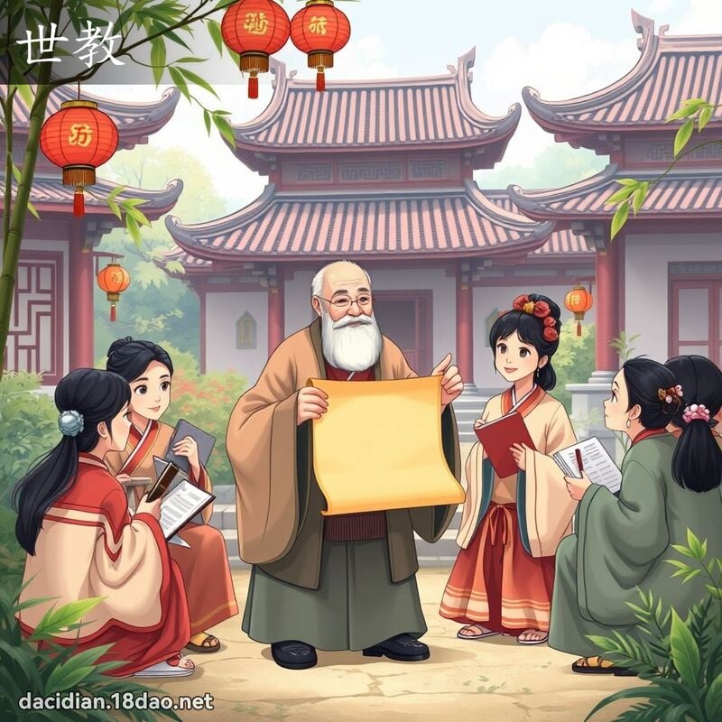 世教 - 国语大辞典配图