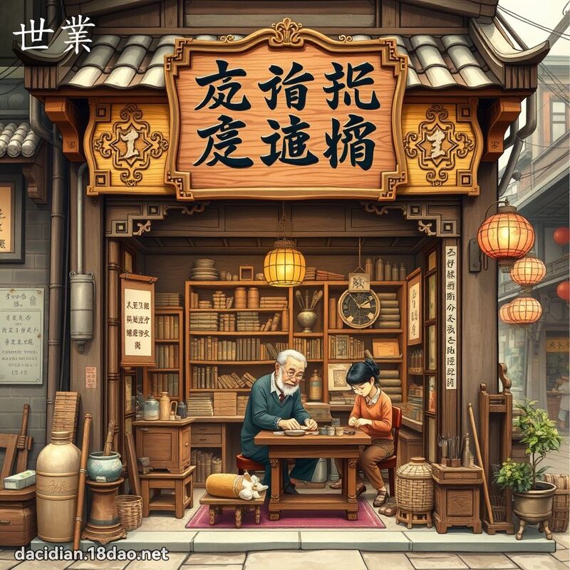 世業 - 國語大辭典配圖