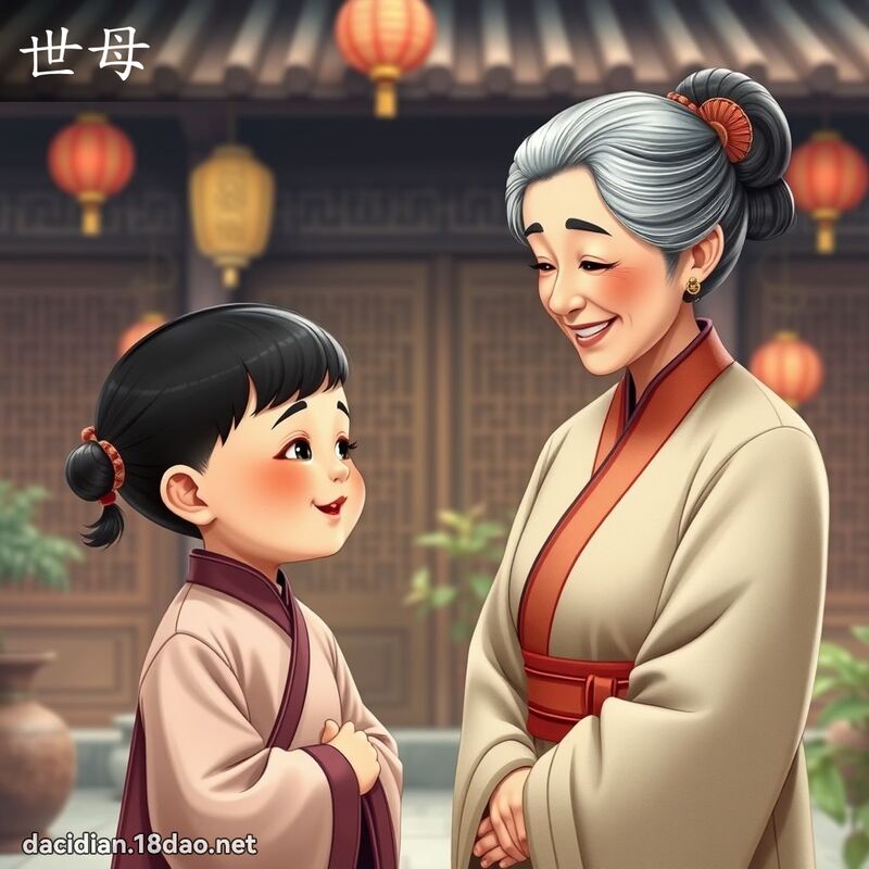 世母 - 國語大辭典配圖