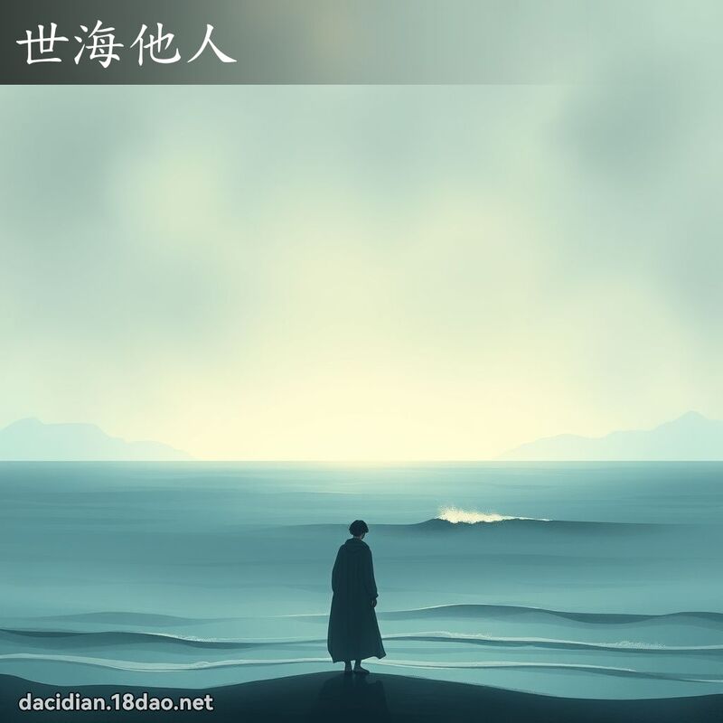 世海他人 - 國語大辭典配圖