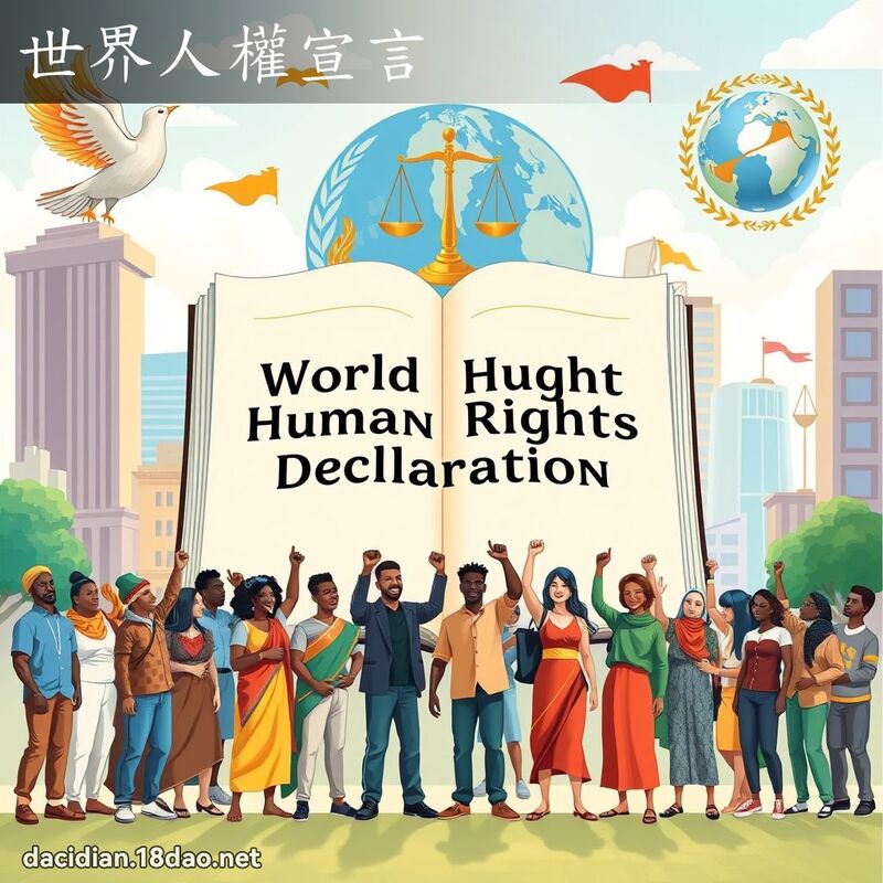 世界人權宣言 - 國語大辭典配圖