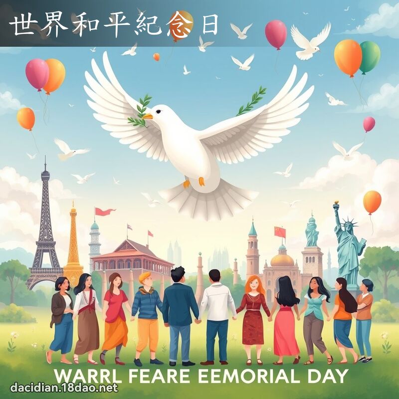 世界和平紀念日 - 國語大辭典配圖