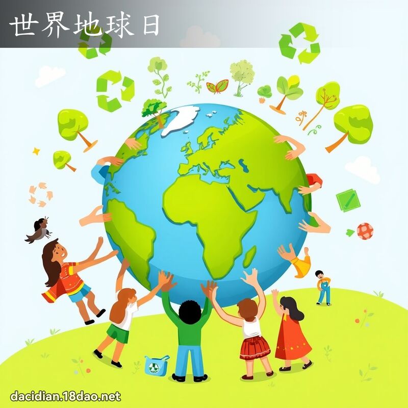 世界地球日 - 國語大辭典配圖