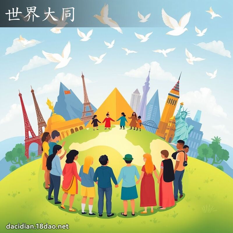 世界大同 - 國語大辭典配圖