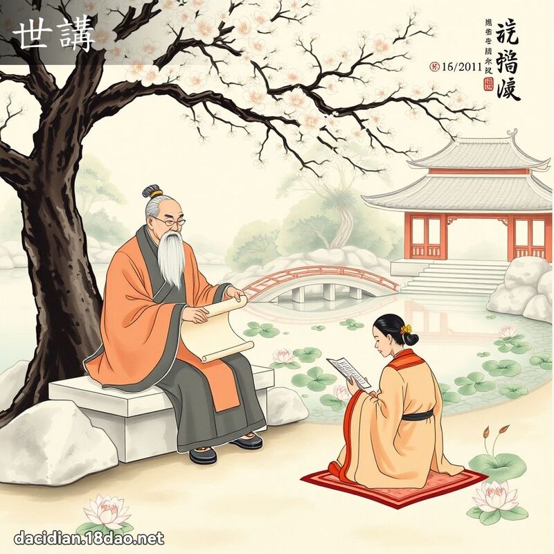 世讲 - 国语大辞典配图