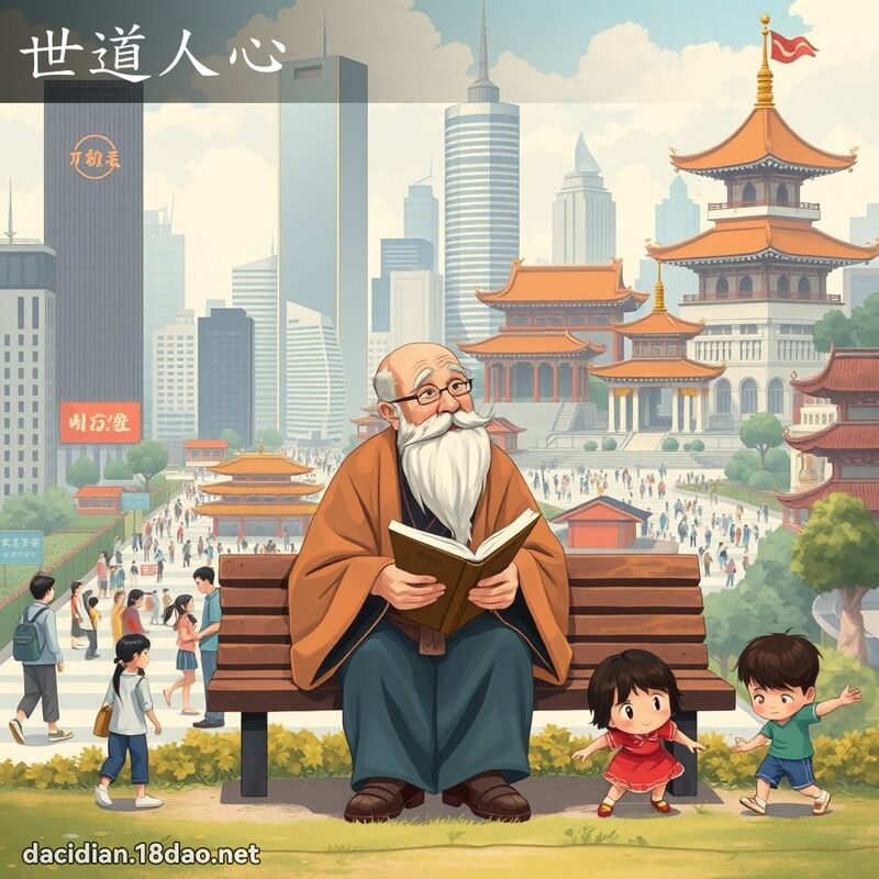 世道人心 - 國語大辭典配圖