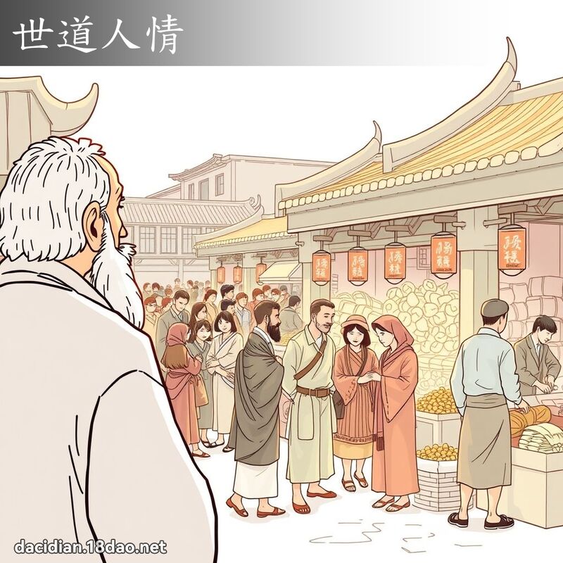 世道人情 - 國語大辭典配圖