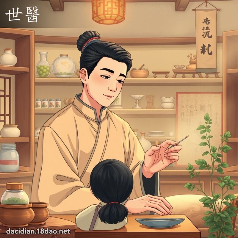世醫 - 國語大辭典配圖