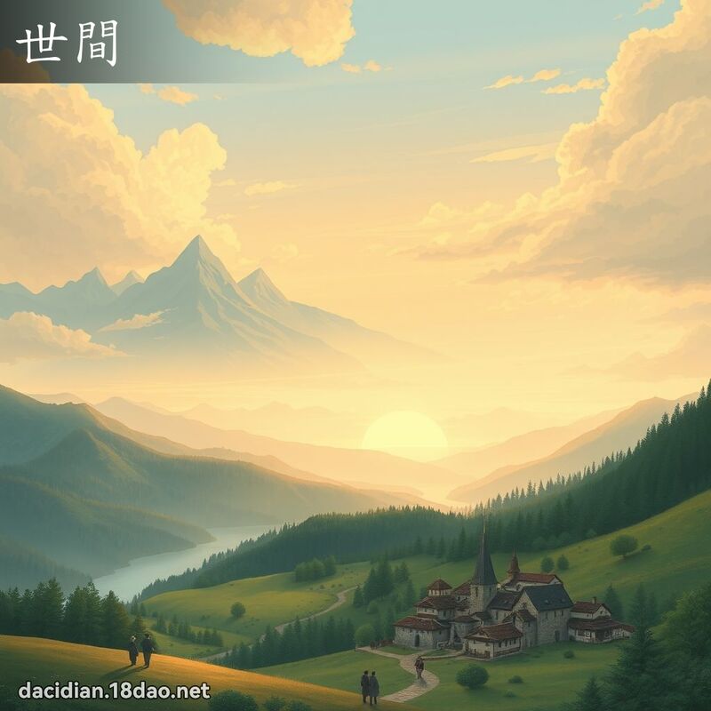世間 - 國語大辭典配圖
