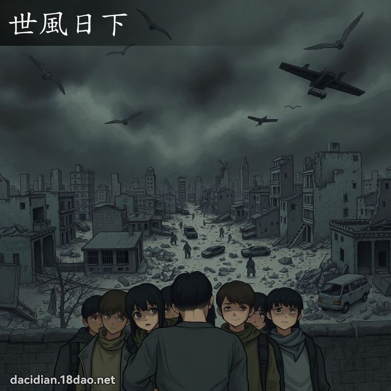 世風日下 - 國語大辭典配圖