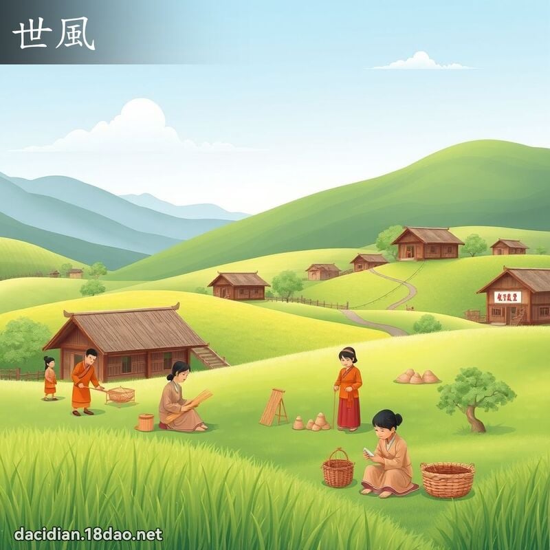 世風 - 國語大辭典配圖
