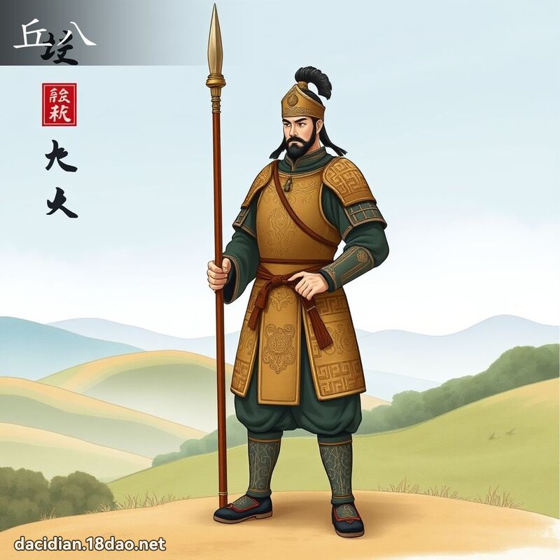 丘八 - 國語大辭典配圖
