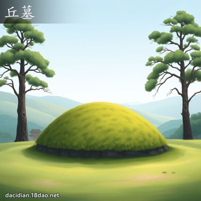 丘墓 - 國語大辭典配圖