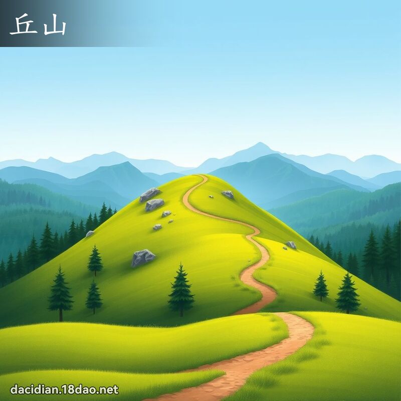 丘山 - 国语大辞典配图