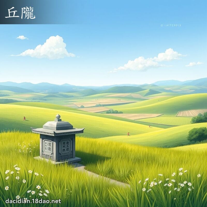丘隴 - 國語大辭典配圖