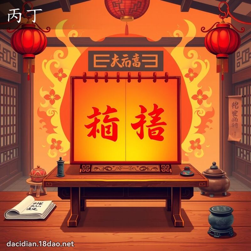 丙丁 - 国语大辞典配图