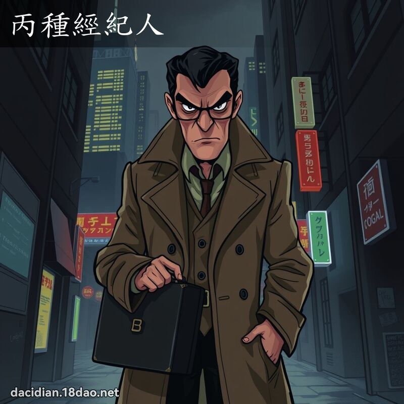 丙种经纪人 - 国语大辞典配图