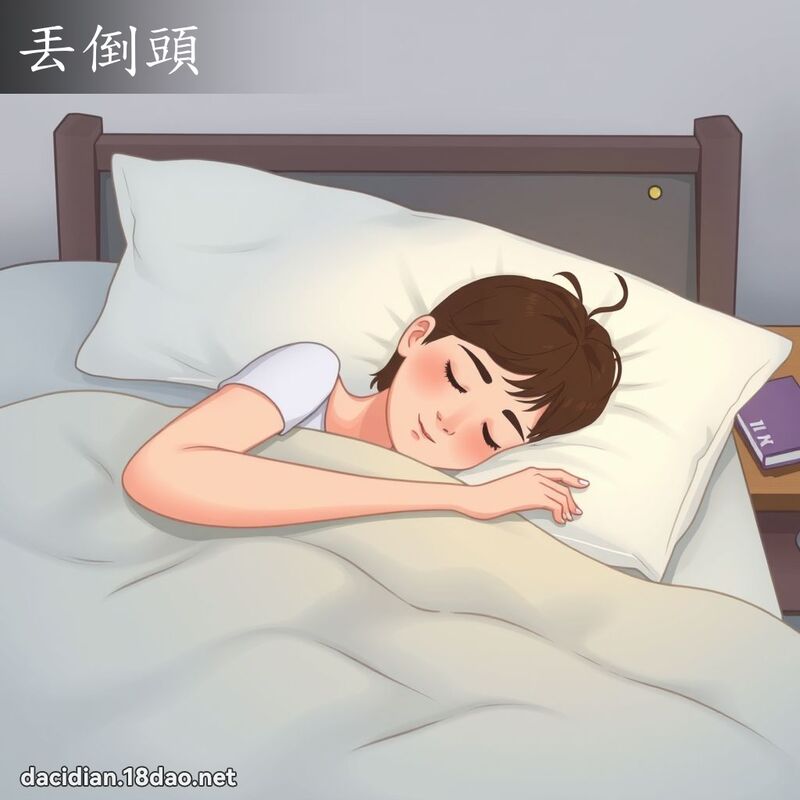 丟倒頭 - 國語大辭典配圖